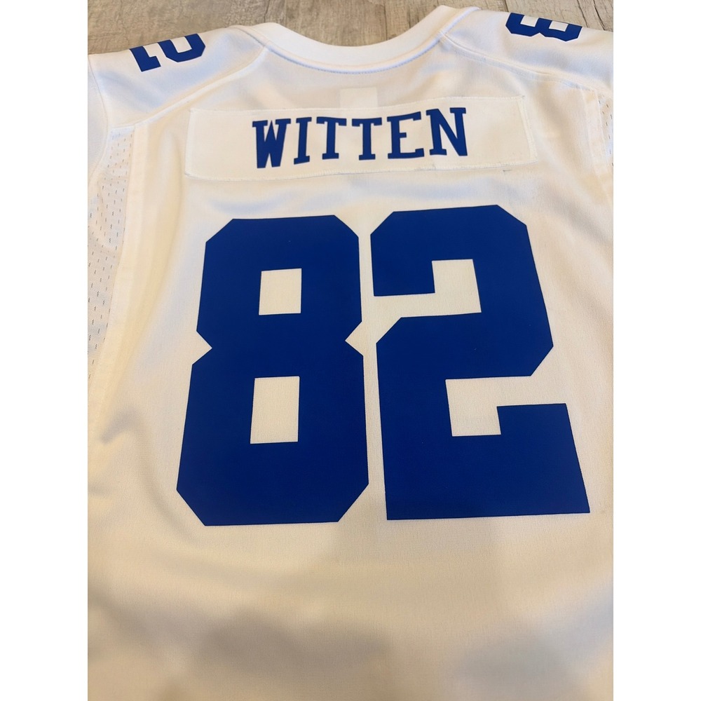Nike Dallas Cowboys Jason Witten 82 Jersey Womens Large White NFL On Field